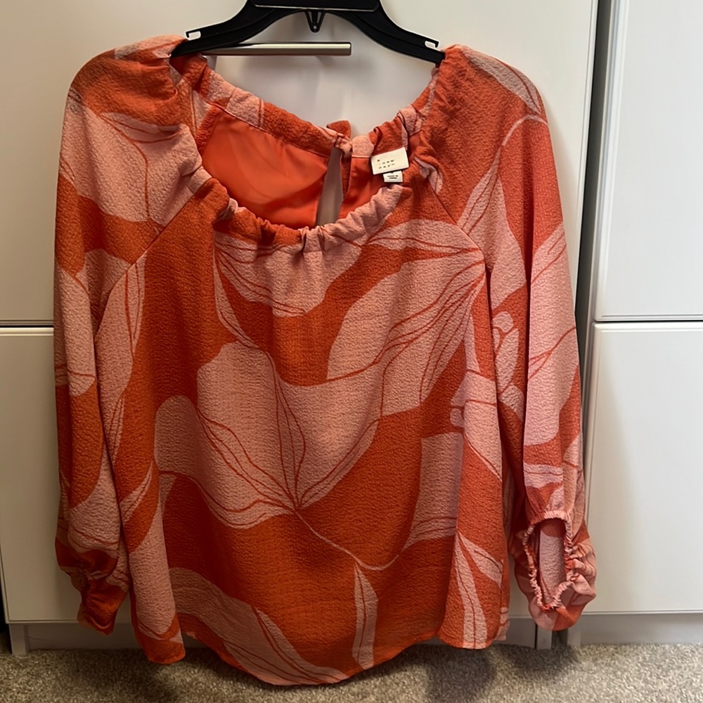 Salmon color blouse